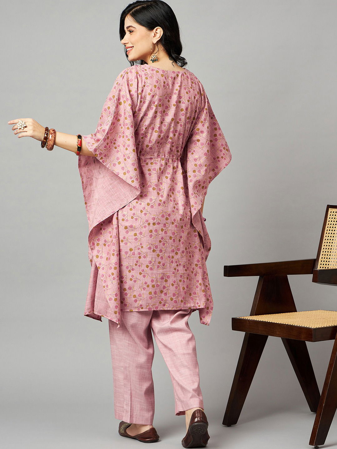 Rakhi Kaftan Style Kurti With Bottom Catalog